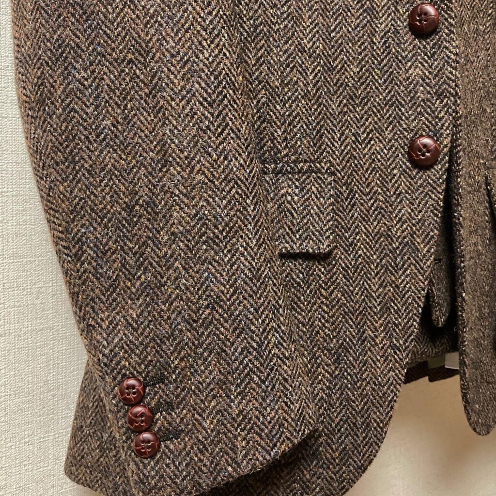 ☆COLLECTIVE/コレクティブ HARRIS TWEED/ハリスツイード フェザー混ダウンベスト/02 /060 Collective×Harris Tweed 3ピース セットアップスーツ 02 コレクティブ