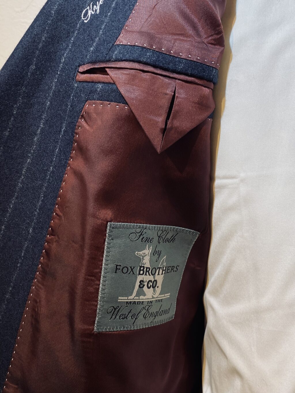 2021AW Styling sample「Brithish Influenced Suit-⑤」～英国の