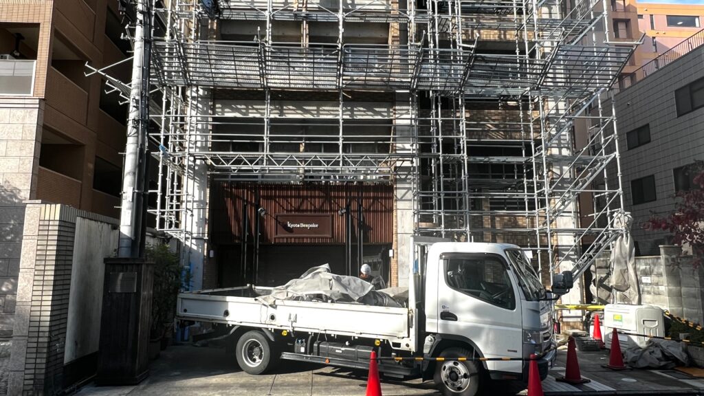 京都本店のテナントマンション外壁改修工事